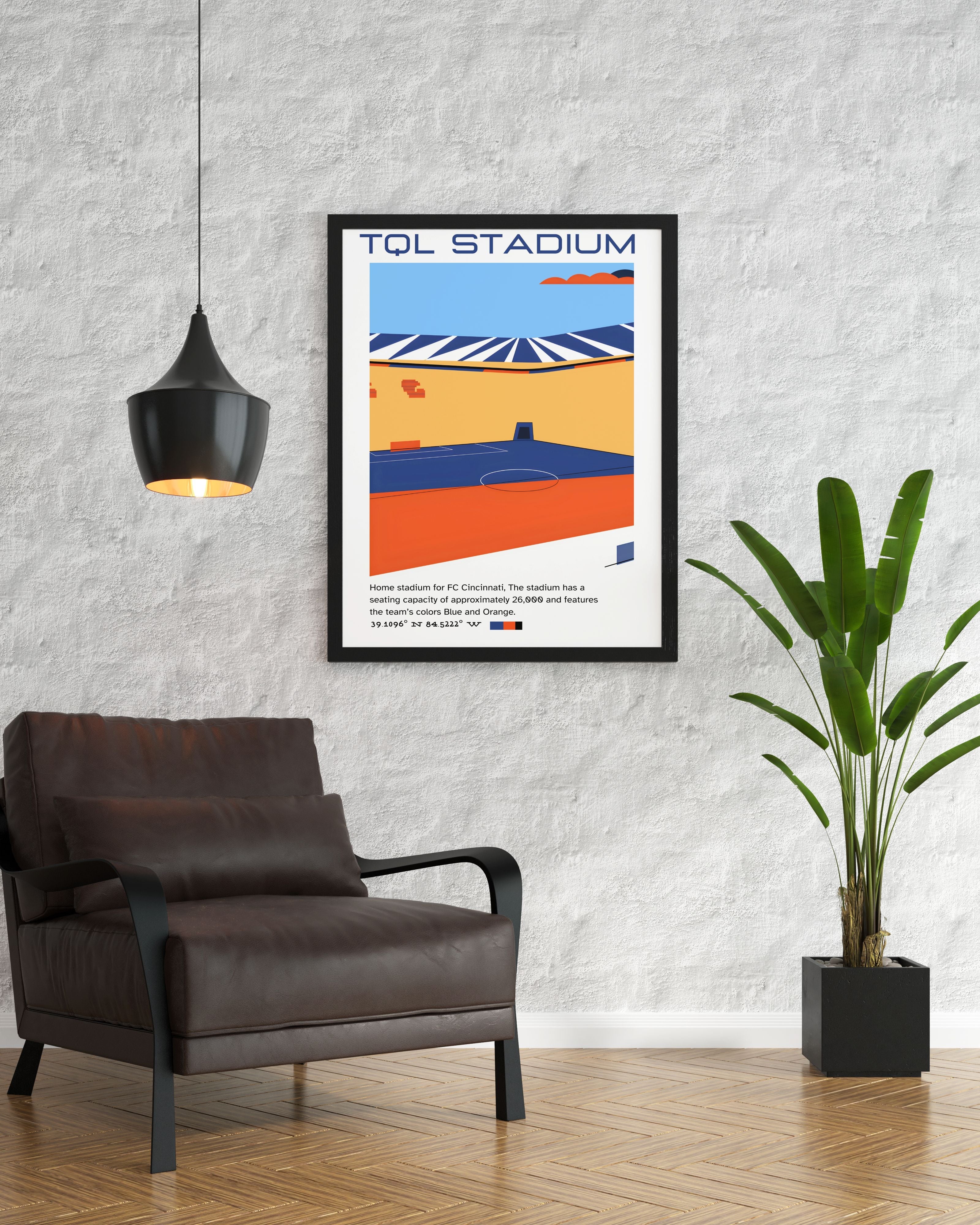 TQL Stadium   Art - FC Cincinnati   Travel Posters - TQL Stadium Perfect Wall Decor