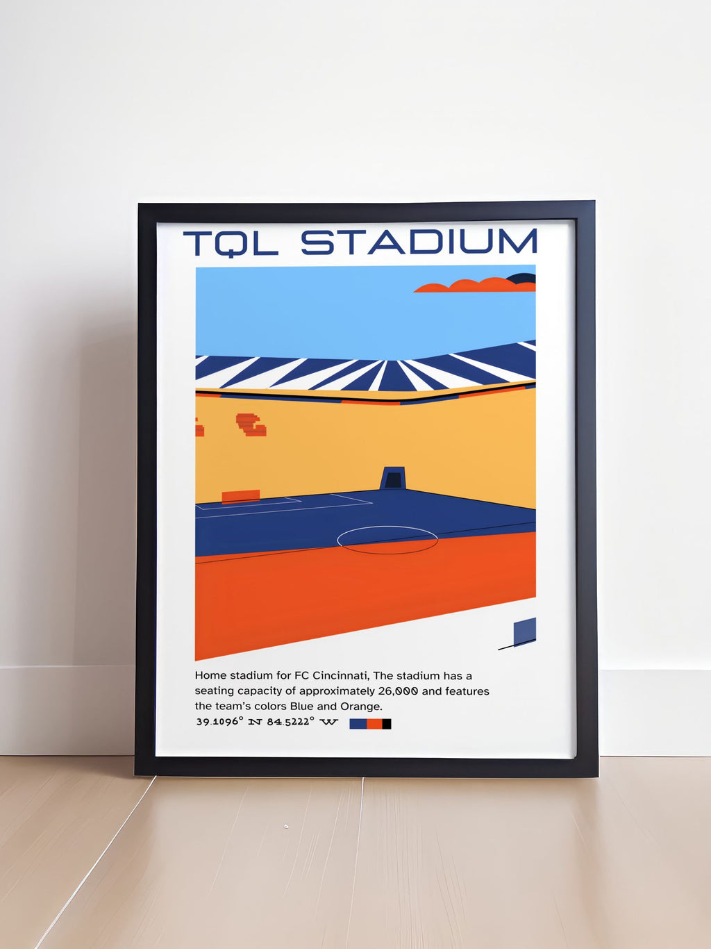 TQL Stadium   Art - FC Cincinnati   Travel Posters - TQL Stadium Perfect Wall Decor