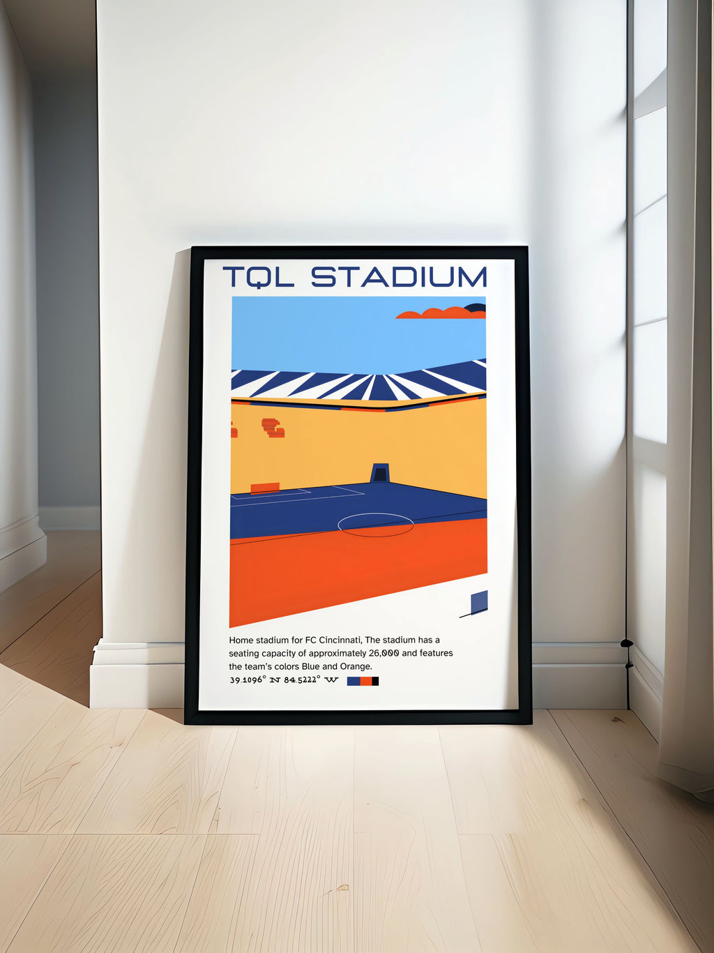 TQL Stadium   Art - FC Cincinnati   Travel Posters - TQL Stadium Perfect Wall Decor