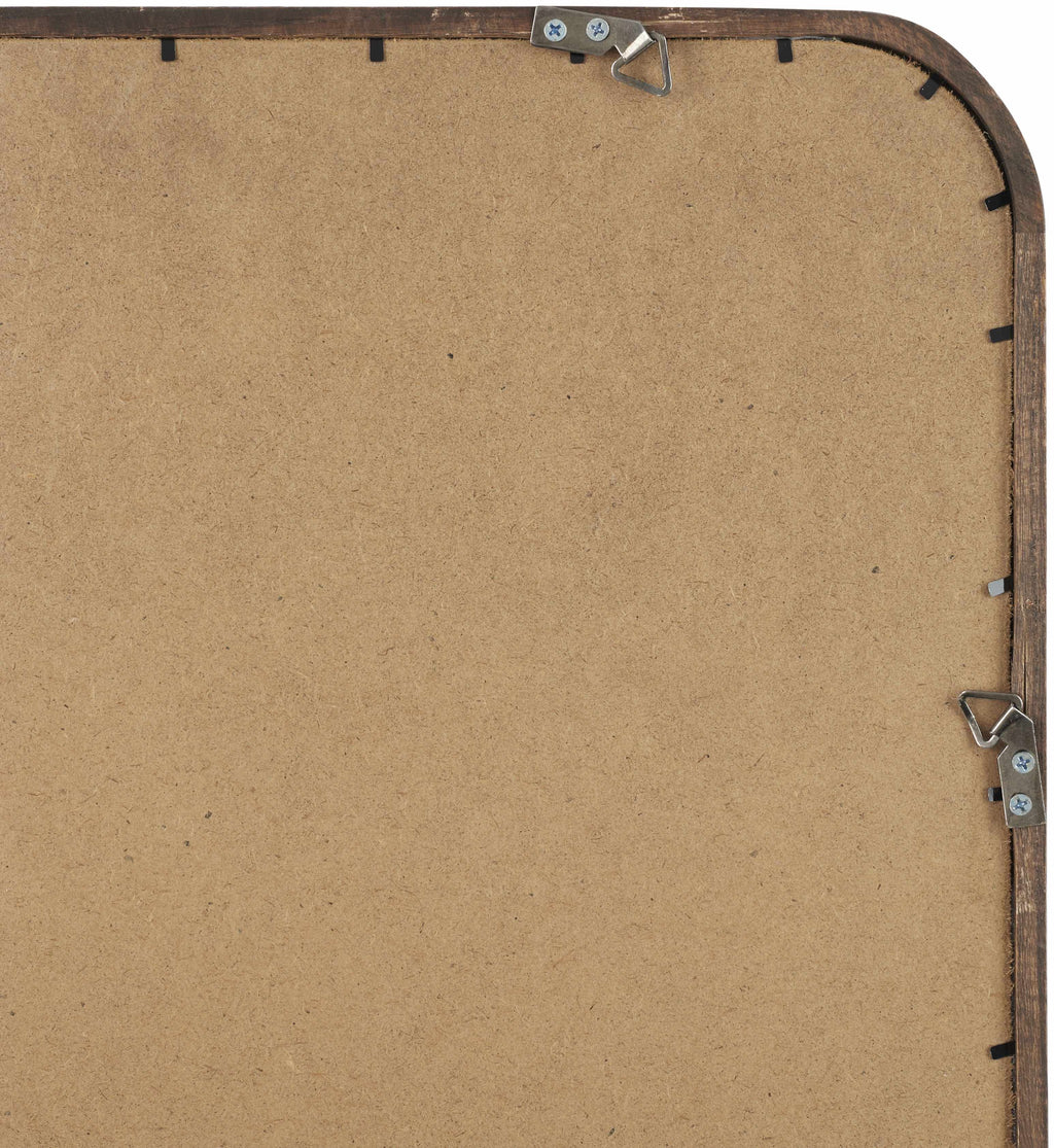 Formignana Dark Brown Circular Wall Mirror